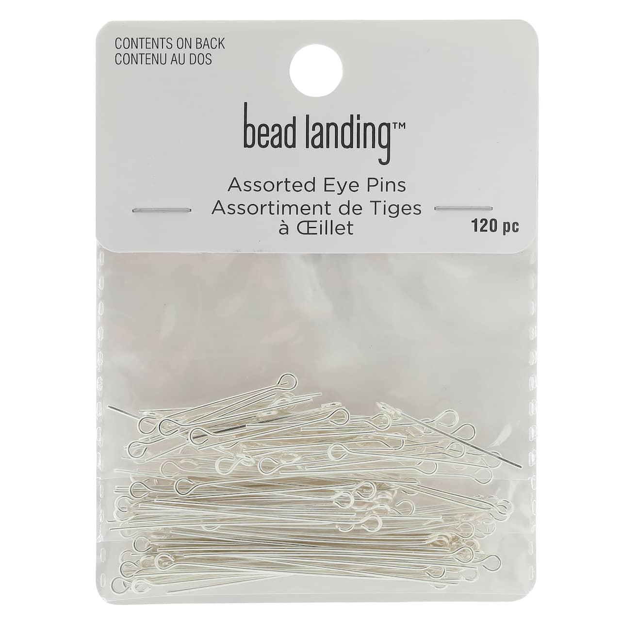 12 Packs: 120 ct. (1,440 total) Eye Pins Mix by Bead Landing™